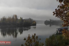 Dniestr river view.